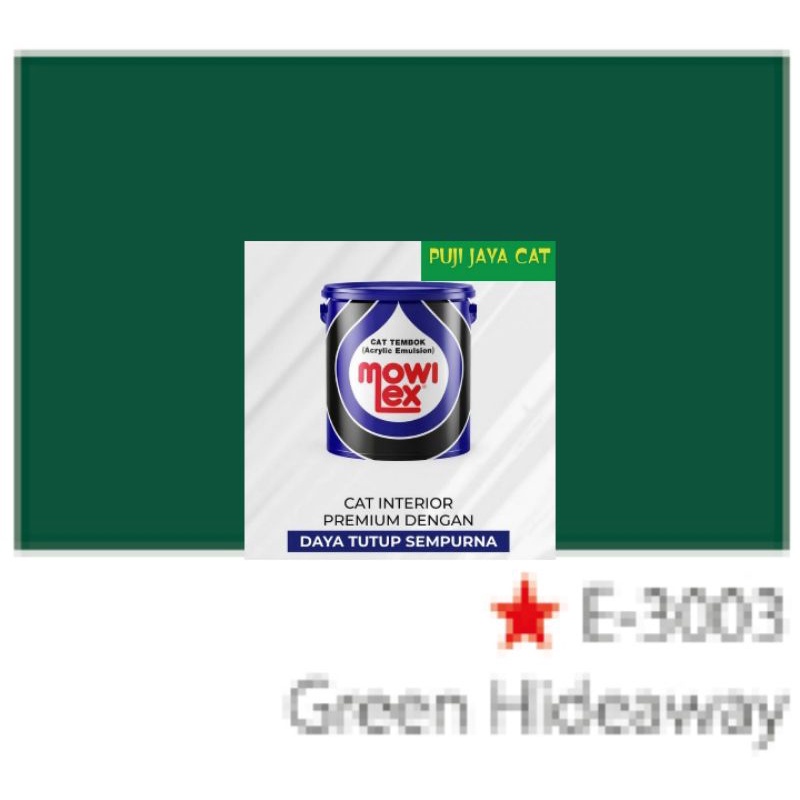 Mowilex Green HideawayE-3003 Cat tembok 2,5kg