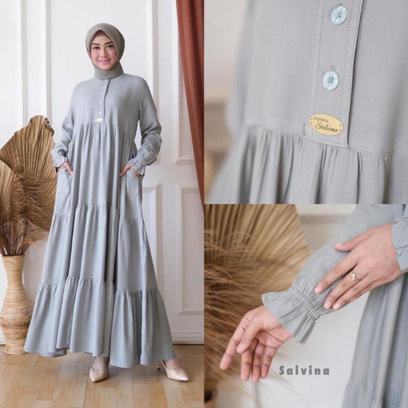 Gamis salvina YS jumbo 4L.5L