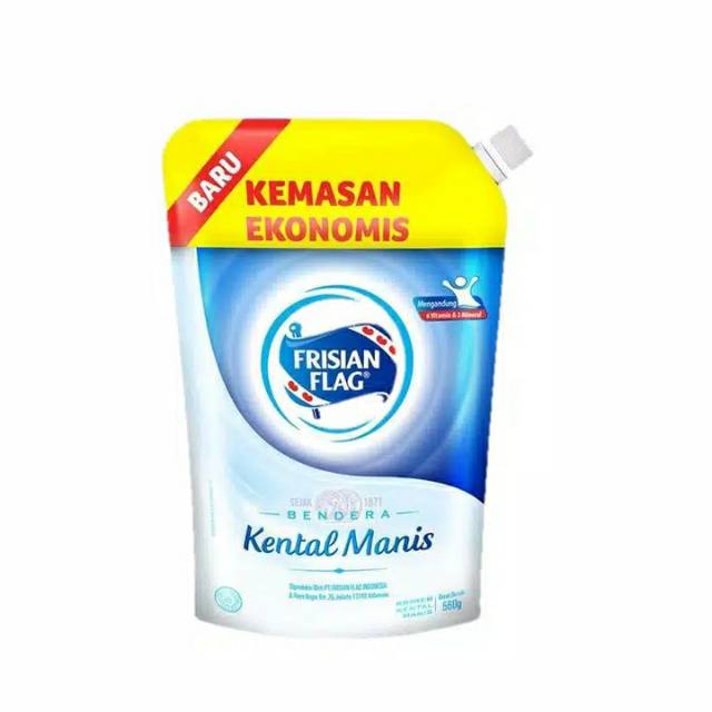 Frisian Flag Susu Bendera Kental Manis Pouch 545gr