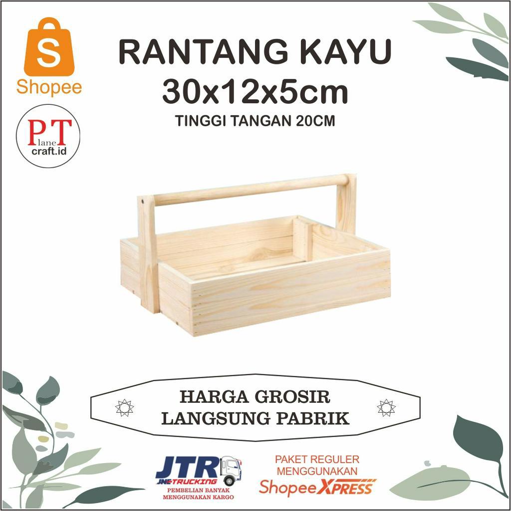 

rantang kayu,keranjang kayu 30x12x5cm,parcel lebaran,seserahan kado
