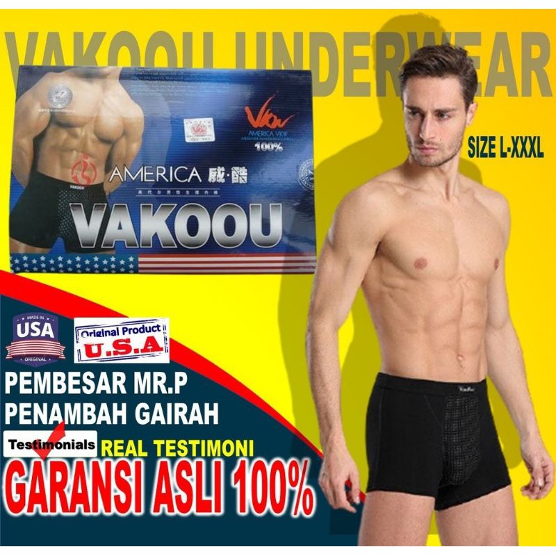 Celana Dalam VitAlitas Pria Boxser Pem Besar Kejantanan Pria Celana Kesehatan Vakoou