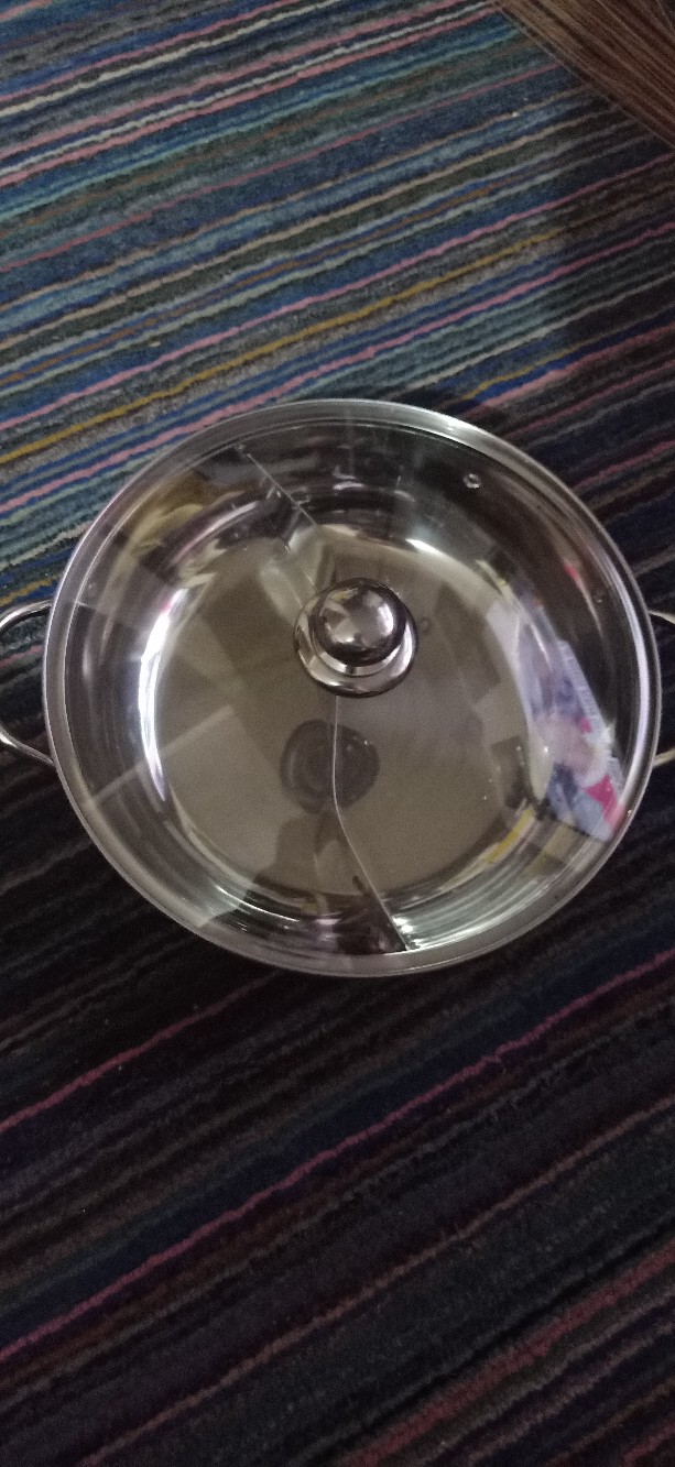 Panci Shabu Sekat 30/ Shuki Shabu 30cm Stainless Steel