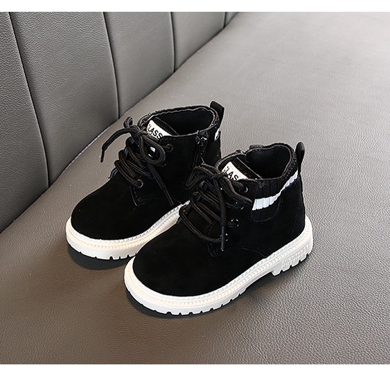 CG SH47-Sepatu Boot Marting Anak Laki Laki Leather Suede