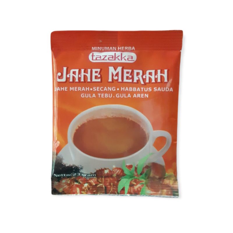 

Jahe Merah Tazakka dengan Jahe Merah, Secang, Habbatussauda, Gula Tebu dan Gula Aren