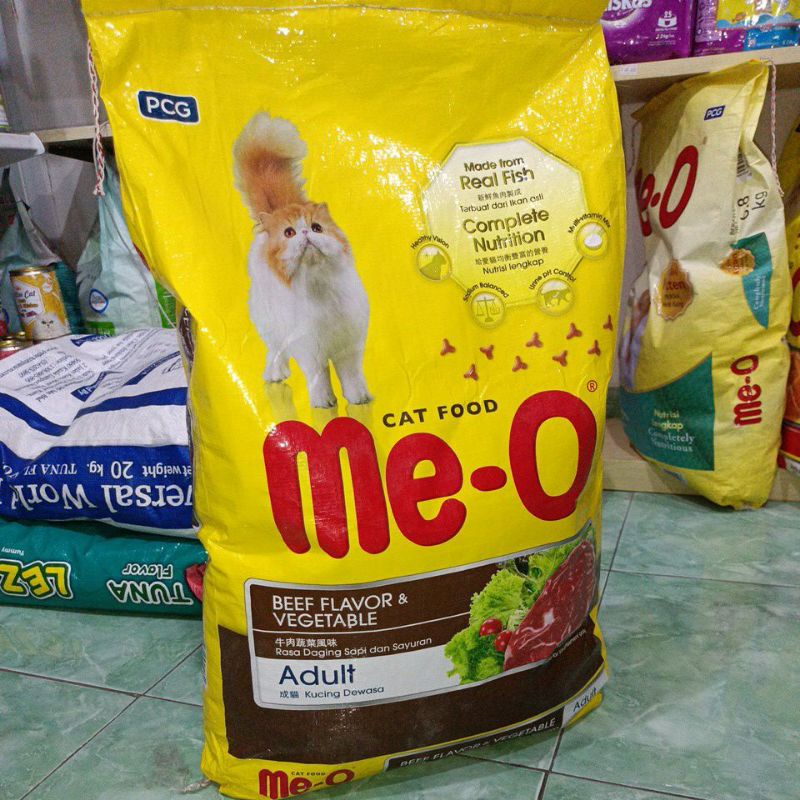 EKSPEDISI MEO BEEF VEGETABLE ADULT 7 KG/ CAT FOOD MEO