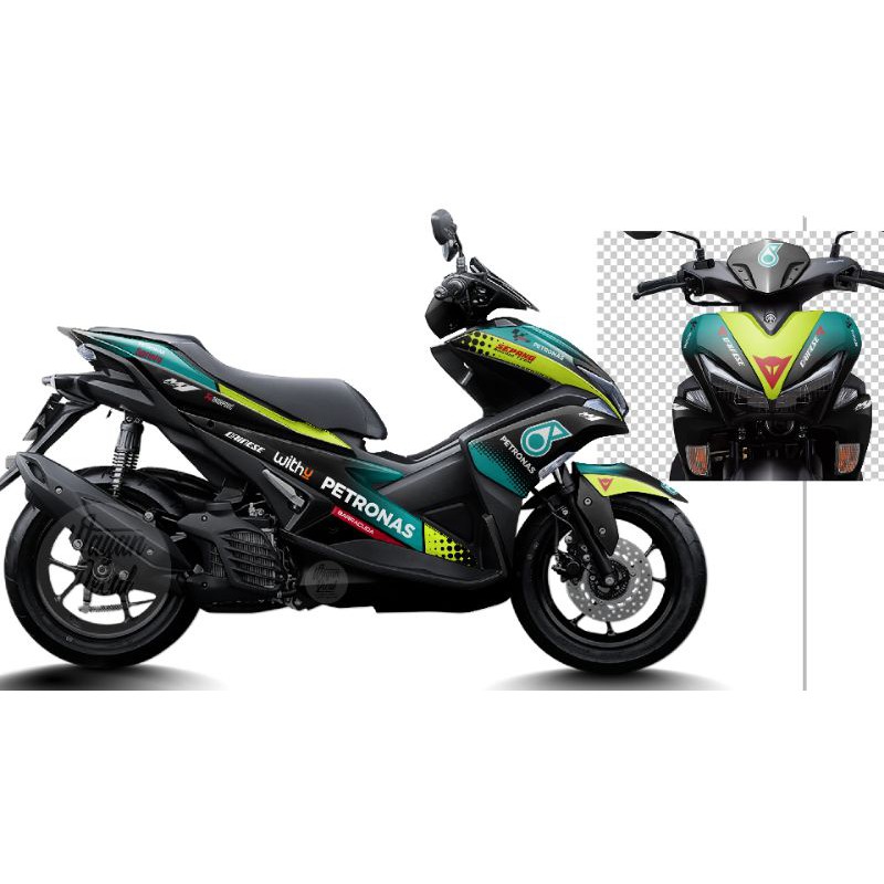 decal aerox Petronas rossi srt