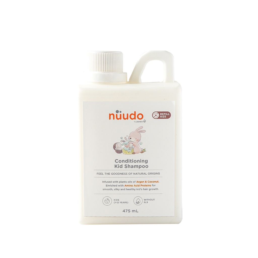 NUUDO Conditioning Kids Shampoo by pureco refill 475ml