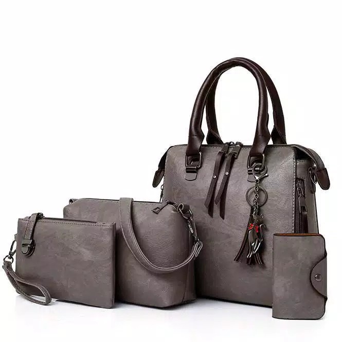 201003 Tas Kerja Wanita Import Handbag Cewek Impor 4 in 1 BQ2445 JTF819624 GT1662 LT1496 CR7180 EL458