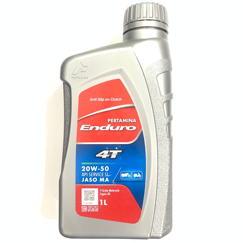 OLI MESIN ENDURO 4T 20W50 SL JASO MA 1LITER BEBEK SPORT ANTI SELIP ORI