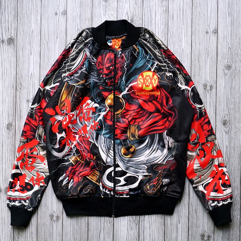 JAKET SUKAJAN BOMBER THE GIANT DEVILS-JAKET PRIA WANITA