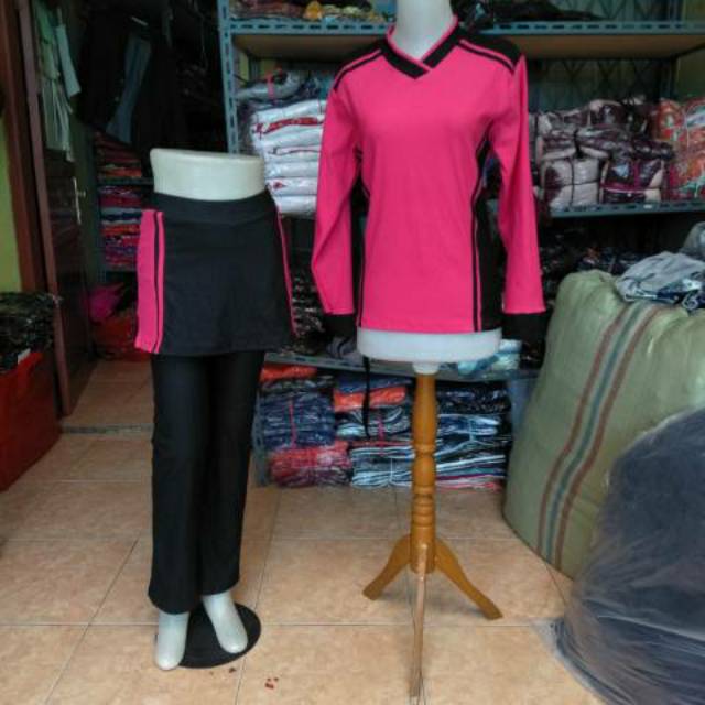 Promo Setelan Baju senam Konveksi Olahraga Murah Zumba Erobik Terlaris Denim Keren