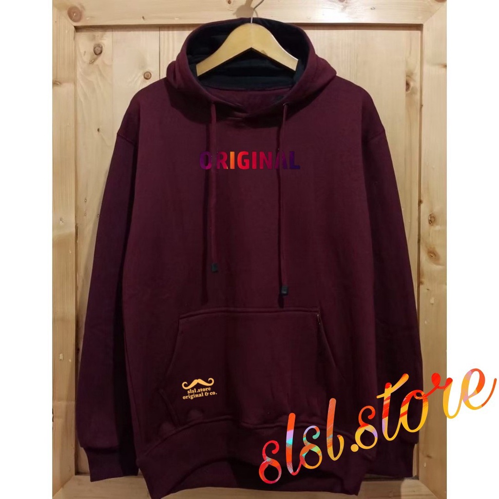 Original Distro Bahan Cotton Taiwan Sweater Hoodie Pria Distro MR.DEE Original Bandung Sweater Pria Katun Casual