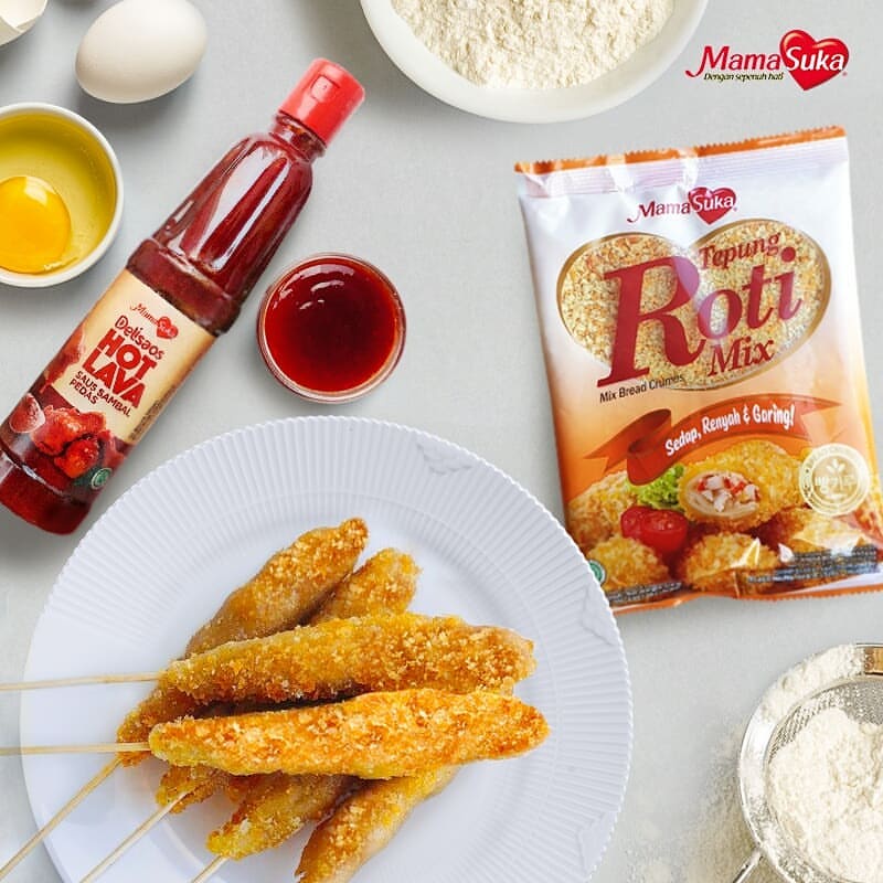 MAMASUKA PANKO Mix ORANGE Tepung Roti Ekonomis 500 g Halal │ Panir untuk Karage