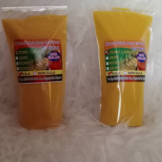 

Serbuk Temulawak tradisional 200gr tanpa ampas