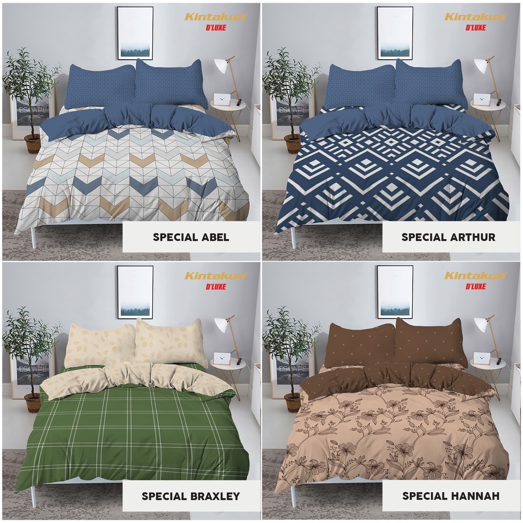 Kintakun DLuxe Bed Cover Only/ Comforter Selimut Special Edition Uk. 180x200