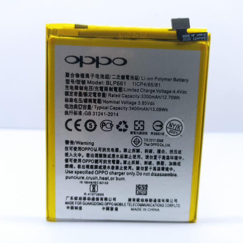 BATERAI BATERE BATRE OPPO F7 BLP661 BLP 661  Blp661 ORIGINAL BATTERY