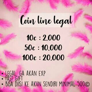 Coin line  coin line  legal  stiker  line  sticker line  