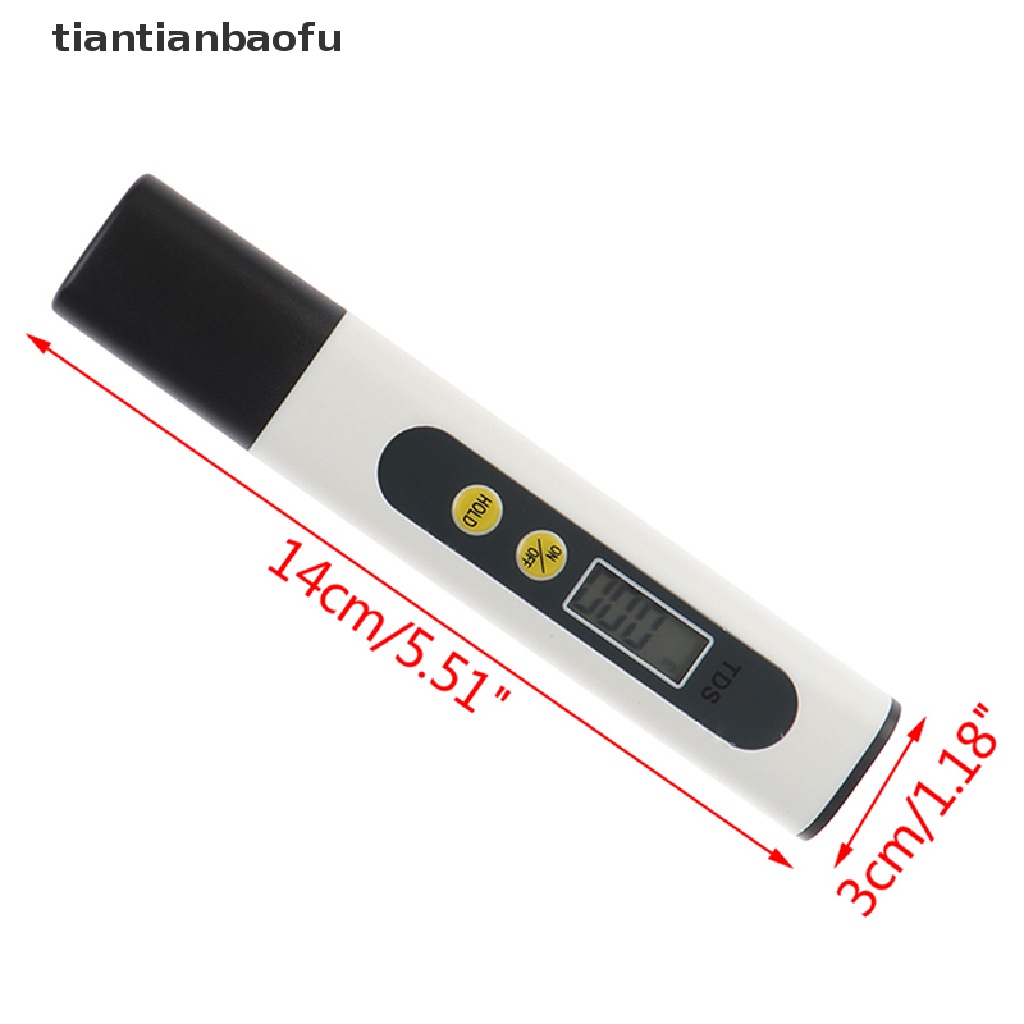 [tiantianbaofu] TDS Meter Water Quality Tester Automatic Calibration Drinking Water Aquariums Boutique