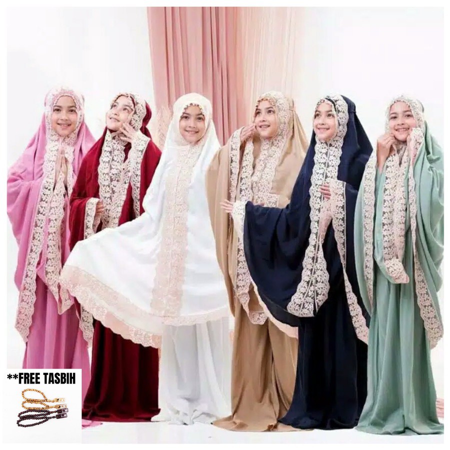 Mukena Shireen Anak Umur 7-9 Tahun Harga Grosir