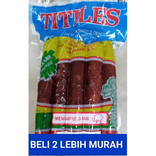 

LAPCHIONG / SOSIS BABI MANIS TITILES BALI - 500 gr