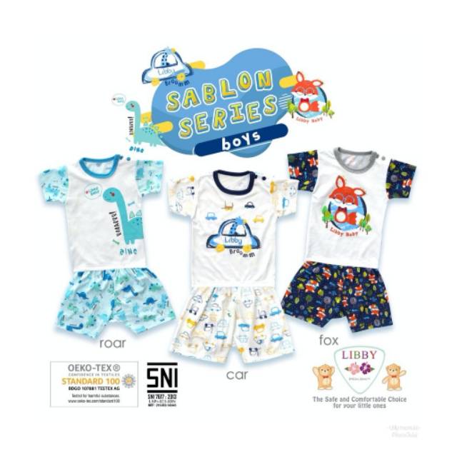 LIBBY SETELAN OBLONG PENDEK SABLON SERIES