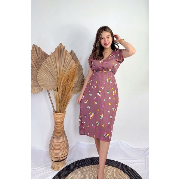 Daster Dress Manohara Bali-MN - ONIC PLUM