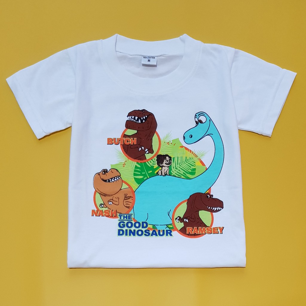 Baju Kaos Baby Karakter Lucu Dinosaurus THE GOOD DINOSAUR Kaos Dino Cotton Shopee Indonesia