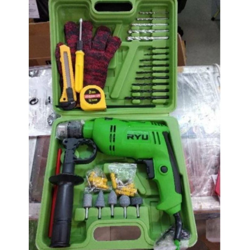 Mesin bor set 13mm RYU TEKIRO RID13-RED/