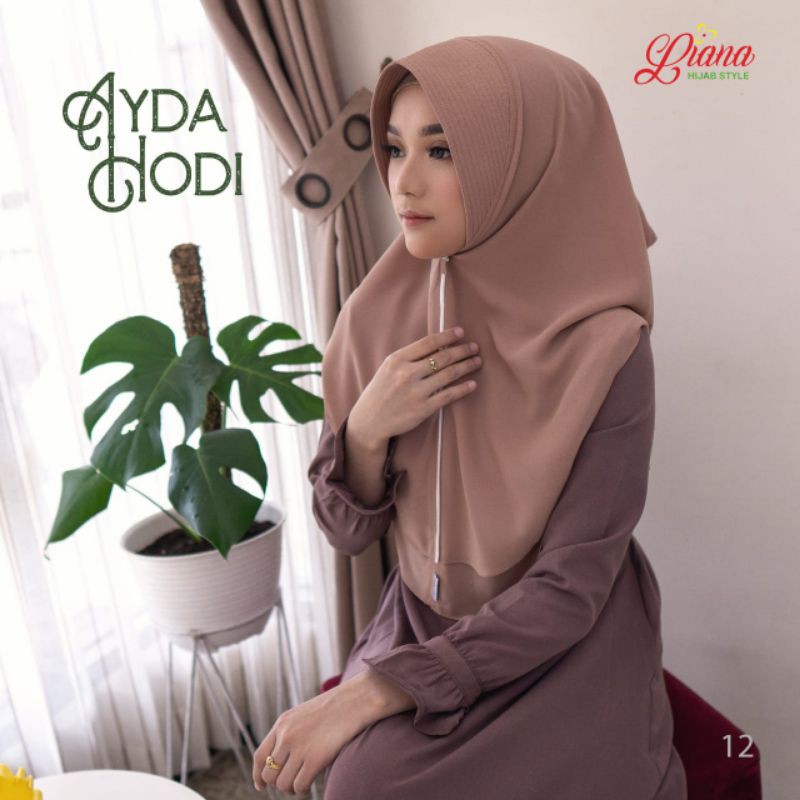 Jilbab Bergo Hoodie Hodi Ayda Ori Liana Hijab-Coksu