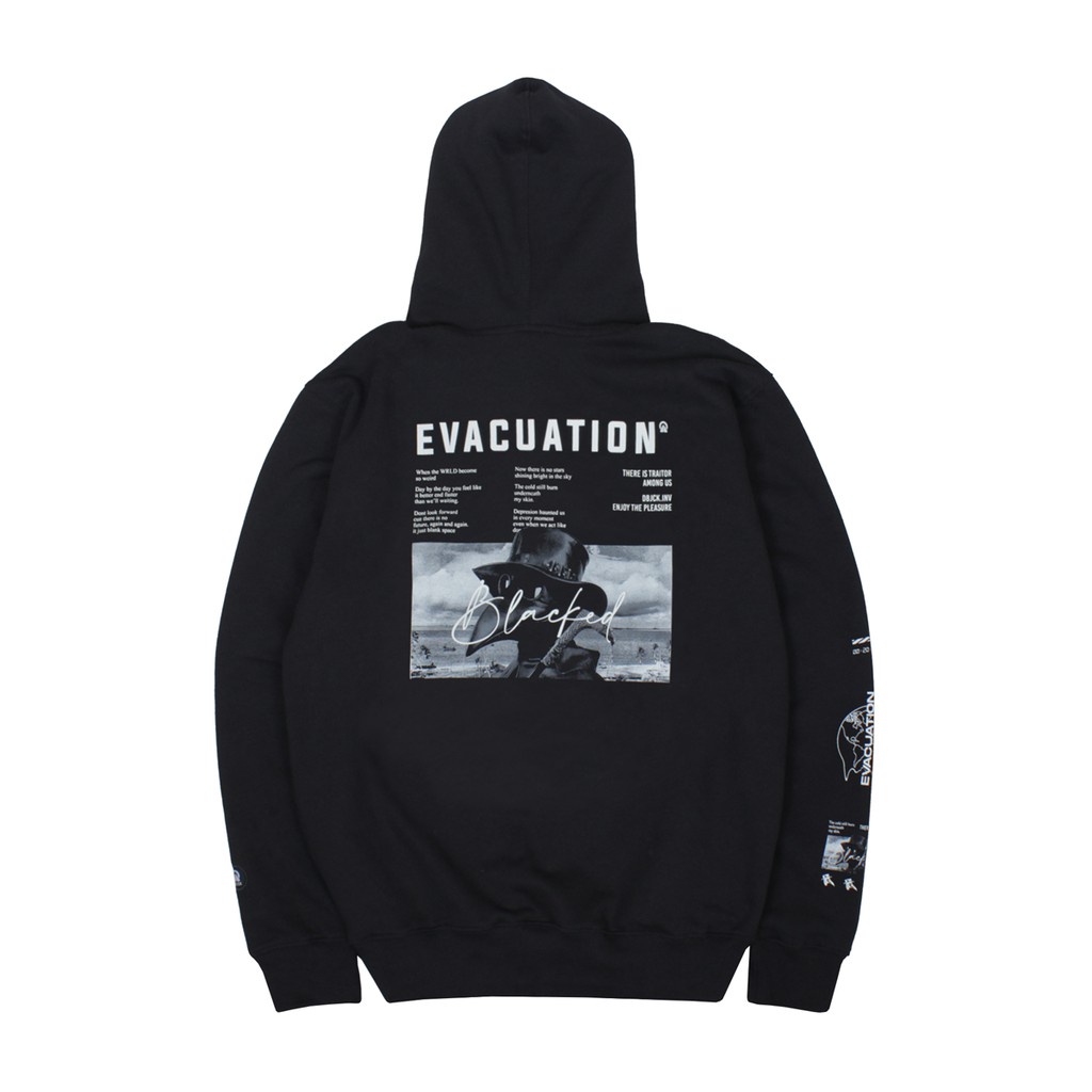 Jaket Dobujack Evacuation Black Hoodie / hoodie dobujack / jaket dobujack / dobujack Evacuation