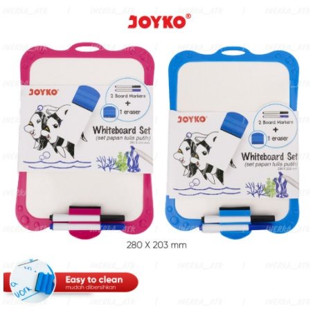 

PAPAN TULIS SET WHITEBOARD JOYKO WBS-170CO BLUE PINK PERLENGKAPAN SEKOLAH ANAK ATK GROSIR MURAH WBS 170 CO LUCU PASTEL