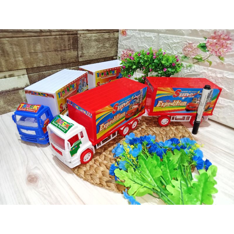 MAINAN TRUK GANDENG/TRUK BOX/TRUK TRUKAN