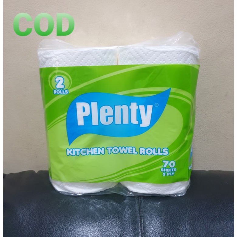 TISSUE SERAP MINYAK PLENTY KITCHEN TOWEL ISI 2 ROLL