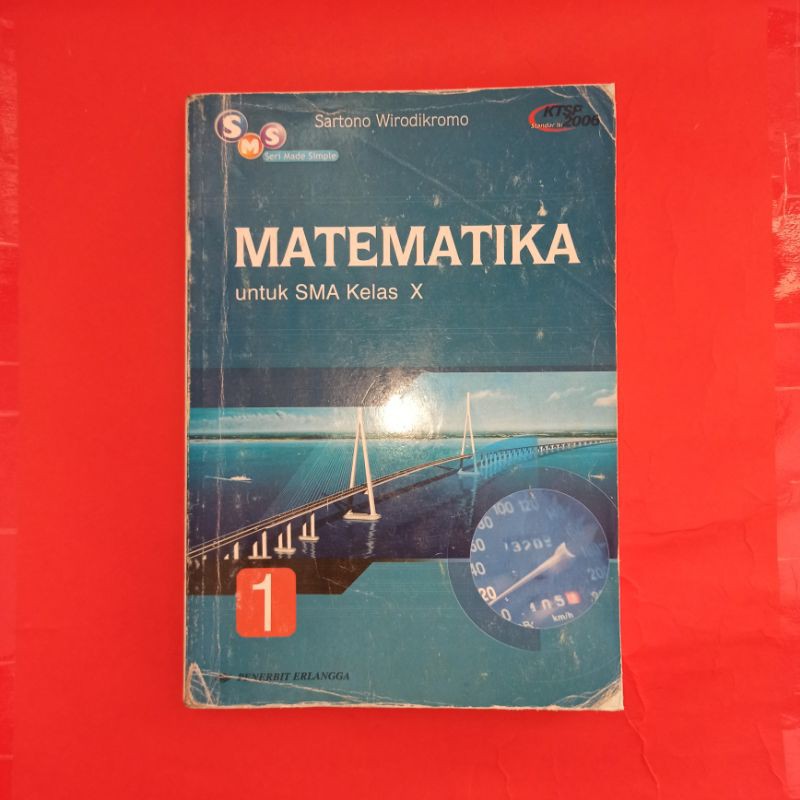 buku pelajaran matematika SMA kelas 1 erlangga KTSP