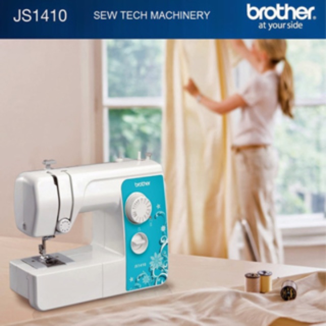 Mesin Jahit Brother JS 1410 Portable Multifungsi