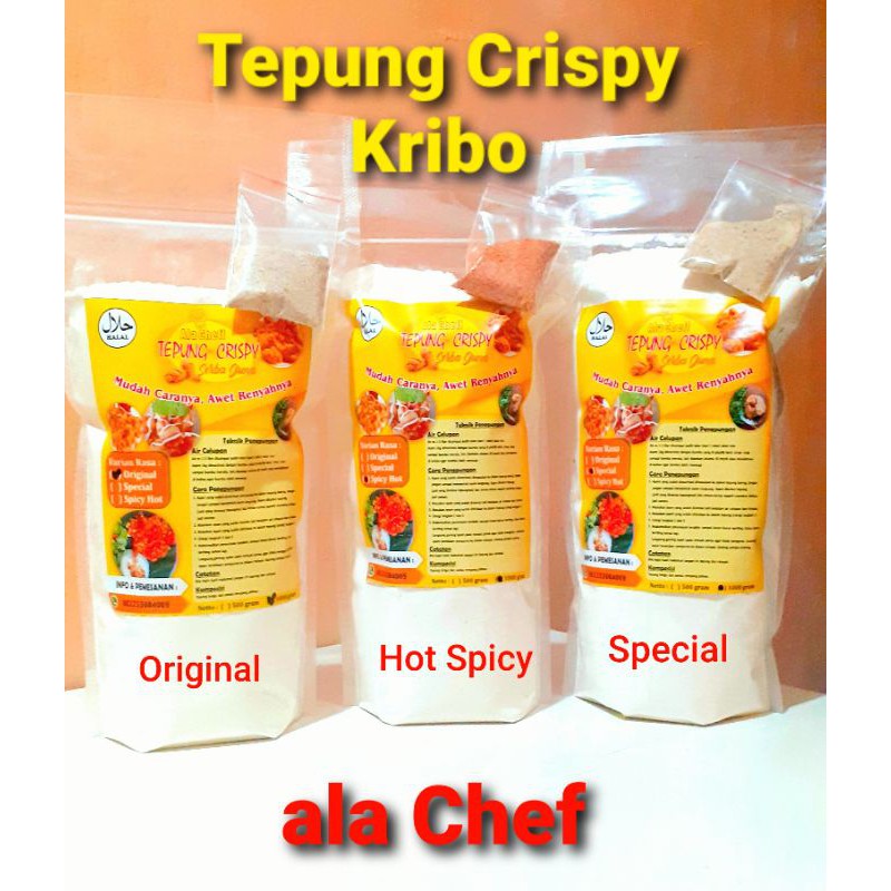 

Tepung Crispy Kribo ala chef