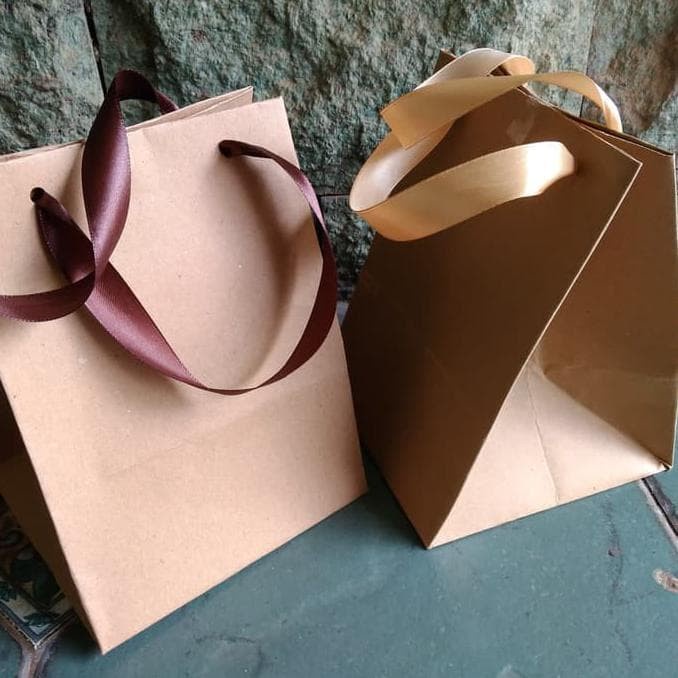 

(TERLARIS) Paperbag/Paper Bag/Kantong Kertas Toples Kue /Goodiebag/Tas Ulta