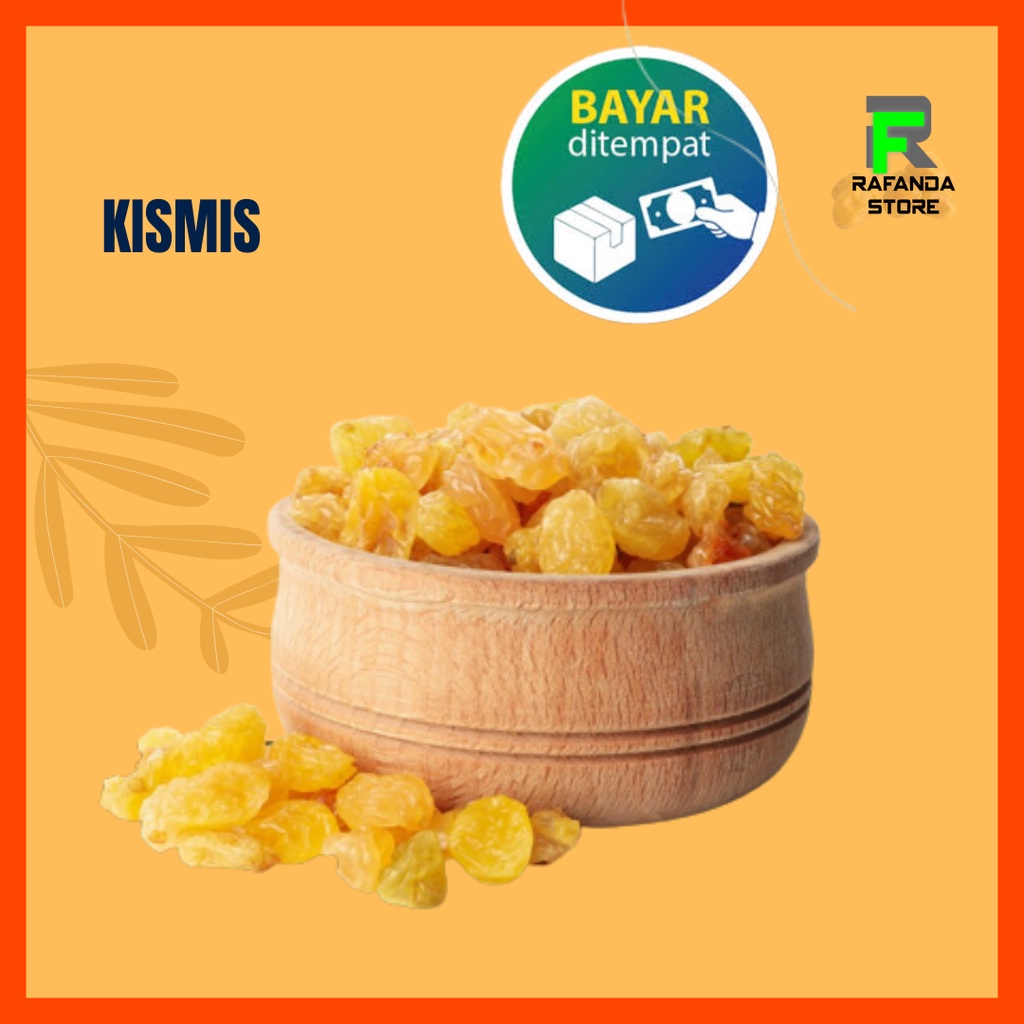Kismis Manis Mutiara / Golden Raisin Asam Manis 500 gram / 1/2 kg