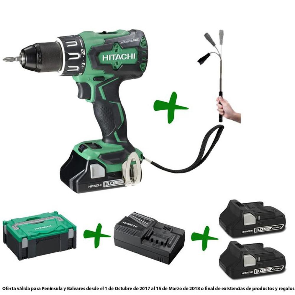 Bor Listrik Cordless Driver Drill 13mm Hitachi DV18DBL2