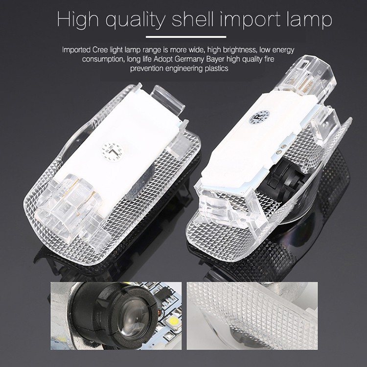 2pcs Lampu LED Laser Logo Untuk Pintu Mobil Toyota Carmry Corolla RAV4 CHR