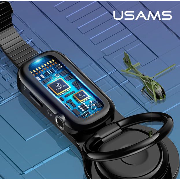 USAMS AU06 Dual Lightning Ring Holder Adapter original100%asli