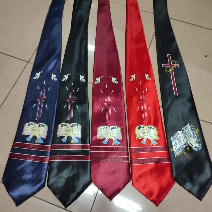 Dasi Paling Laris Dasi Rohani Dasi Salib Dasi Gereja Motif Salib Kecil