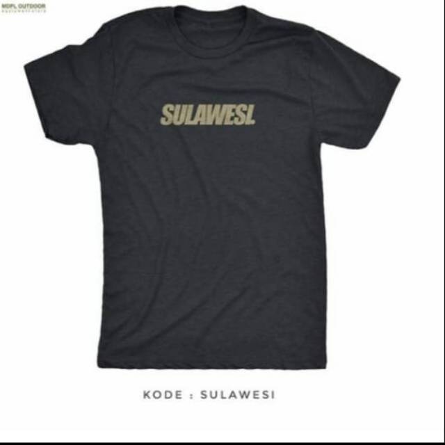Tshirt baju kaos Sulawesi