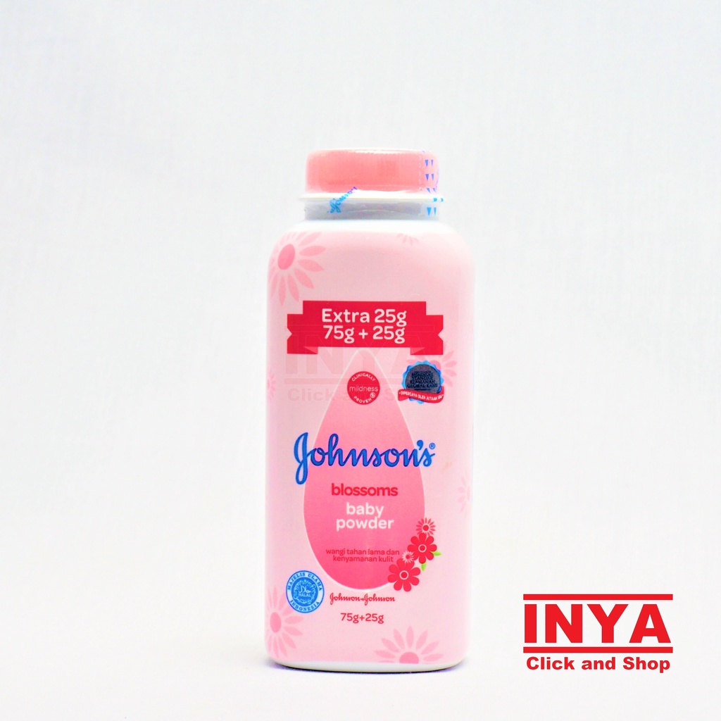 JOHNSON BLOSSOMS BABY POWDER 75gr - Bedak Bayi