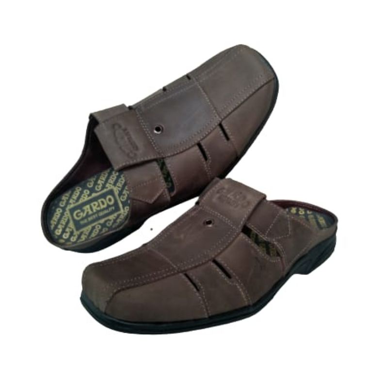 Sepatu sandal pria /selop pria kulit /sandal sepatu /sepatu slip on / bisa cod / bayay ditempat