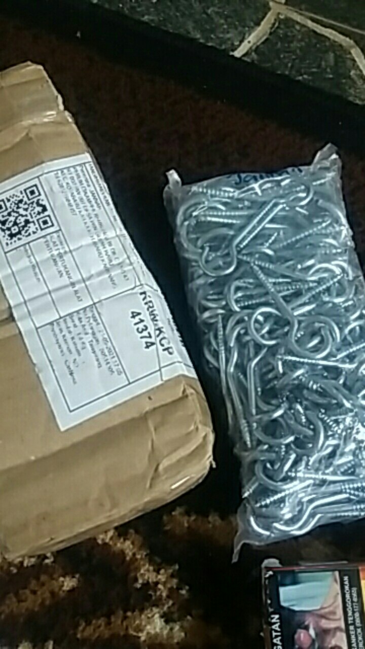 Hook Sekrup Skrup Kapstok Cantolan Burung Tanda Tanya Buka 7 Cm