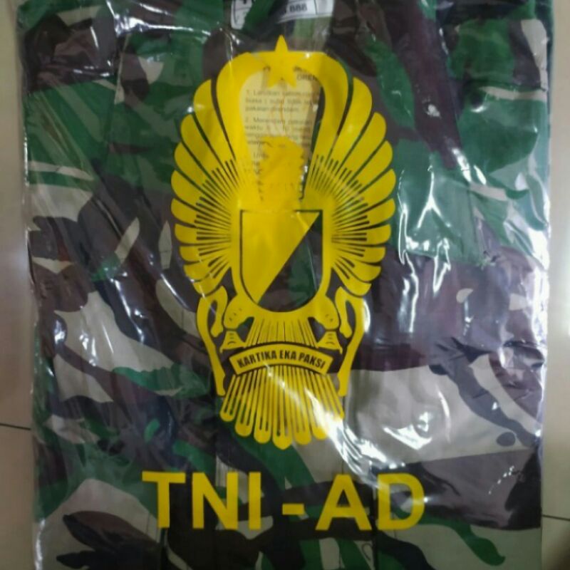 Baju PDL TNI AD Jatah Pembagian 2020 (bahan sritex) B -EB