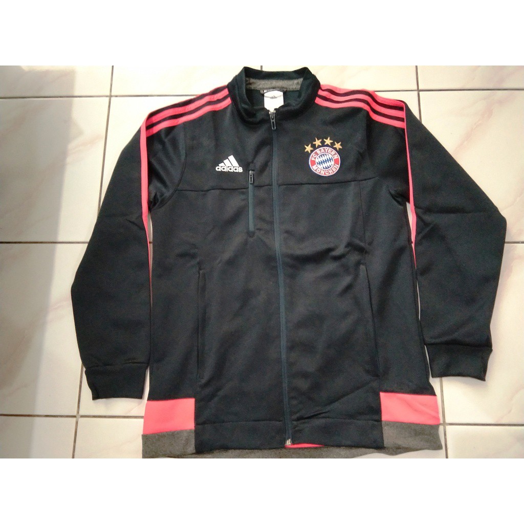 Jaket/Jacket Bayern Munchen blue black strip pink KW Thailand Grade Ori