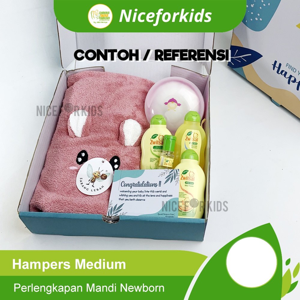 Hampers Perlengkapan Mandi Paket Kado Bayi Newborn