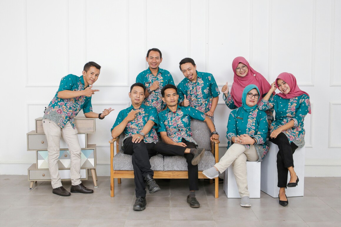 M-l-xl-xxl Batik Tunik Wanita Asj Sa Hrb026 Kenongo Pekalongan Sogan Tulis Batik Kerja Wanita Jumbo